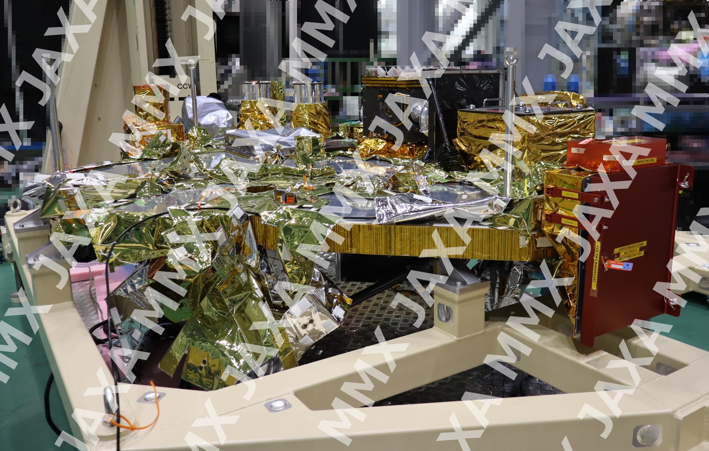 The Exploration Module after the TVAC during the system tests (2)