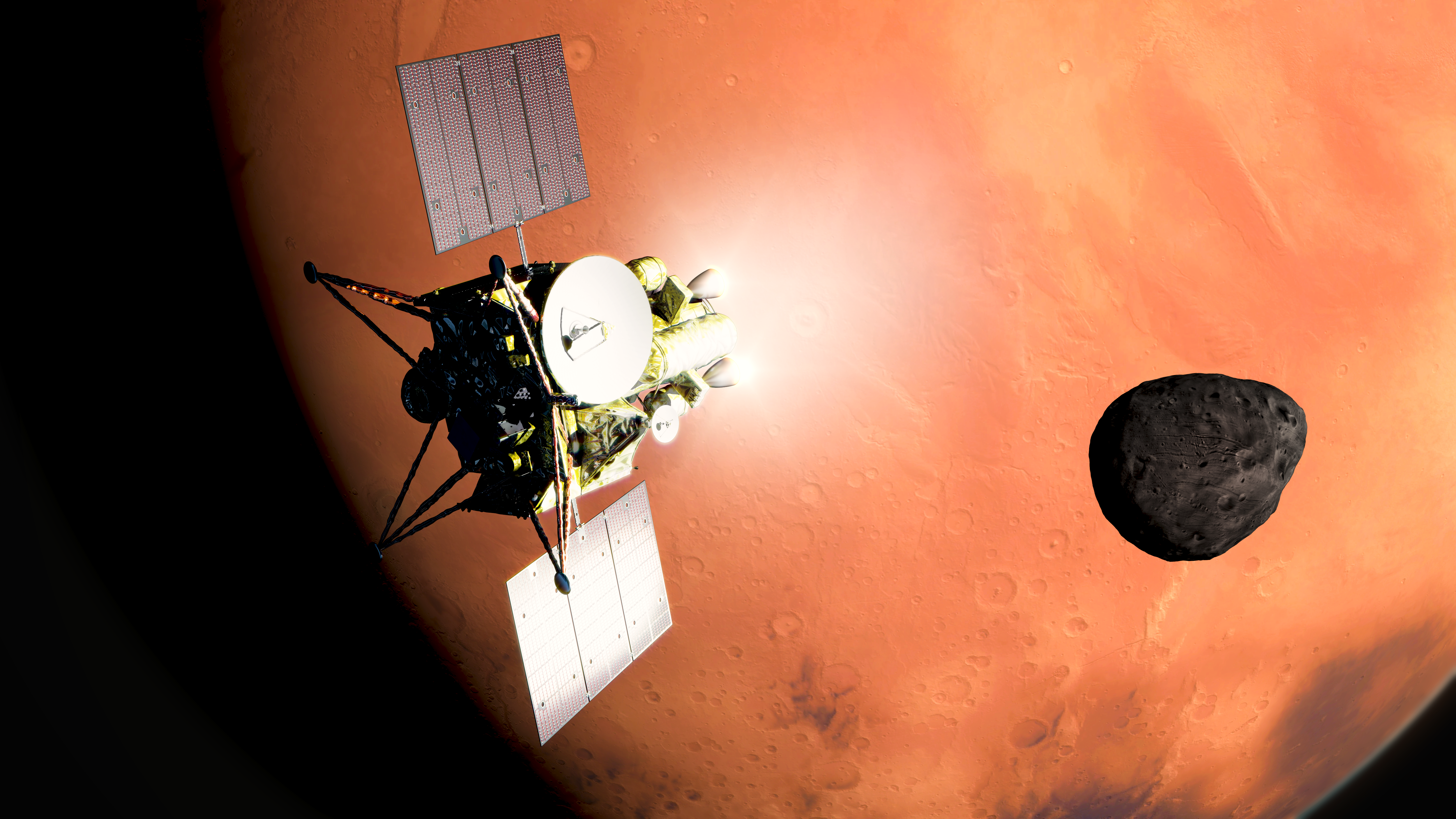 MMX探査機の火星周回軌道投入マヌーバ