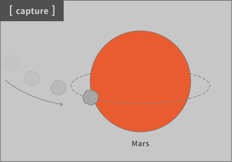 Diagram of the capture hypothesis